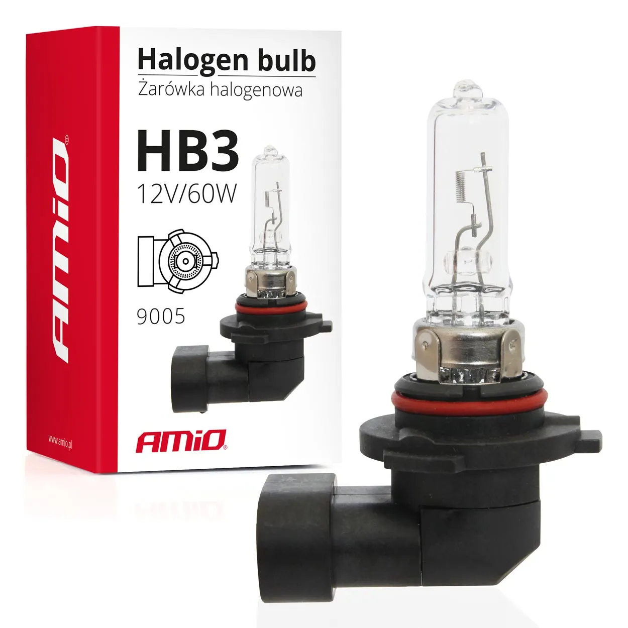 Галогенная лампа AMIO HB3 9005 12V 65W (01479)