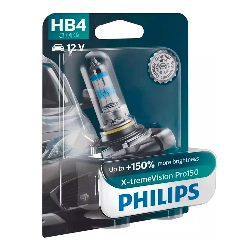 Лампа Philips X-tremeVision Pro150 HB4 12V 51W 9006XVPB1