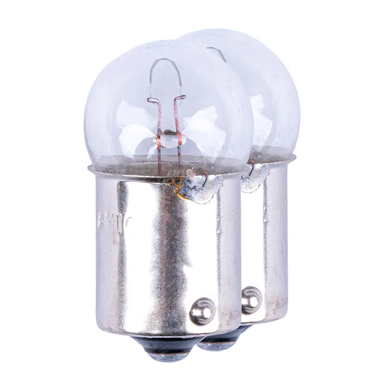 Галогенні лампочки Amio R10W BA15s 12V 2шт (03350)