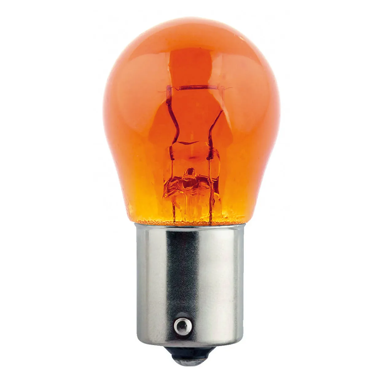 Галогенні лампи AMIO PY21W BA15s 24V 21W Amber (01005)