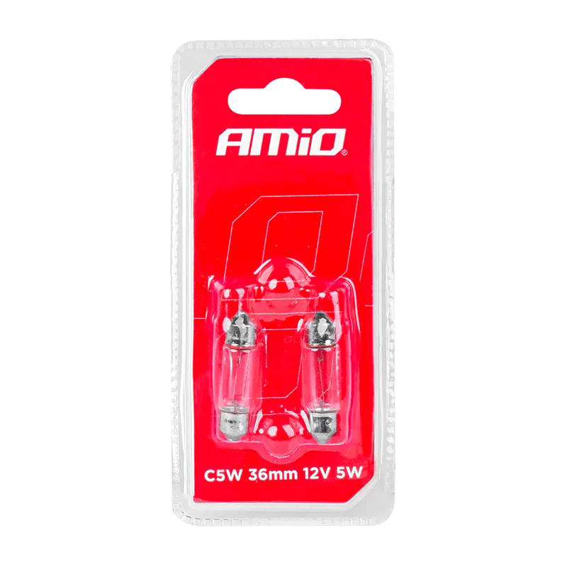 Галогеновые лампочки C5W Festoon SV 8,5-8 36мм 12V 2шт (03348)