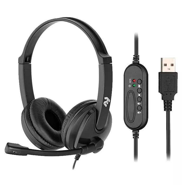 Гарнитура для ПК 2E CH12, On-Ear, USB (2E-CH12SU) Гарнитура для ПК 2E CH12, On-Ear, USB (2E-CH12SU)