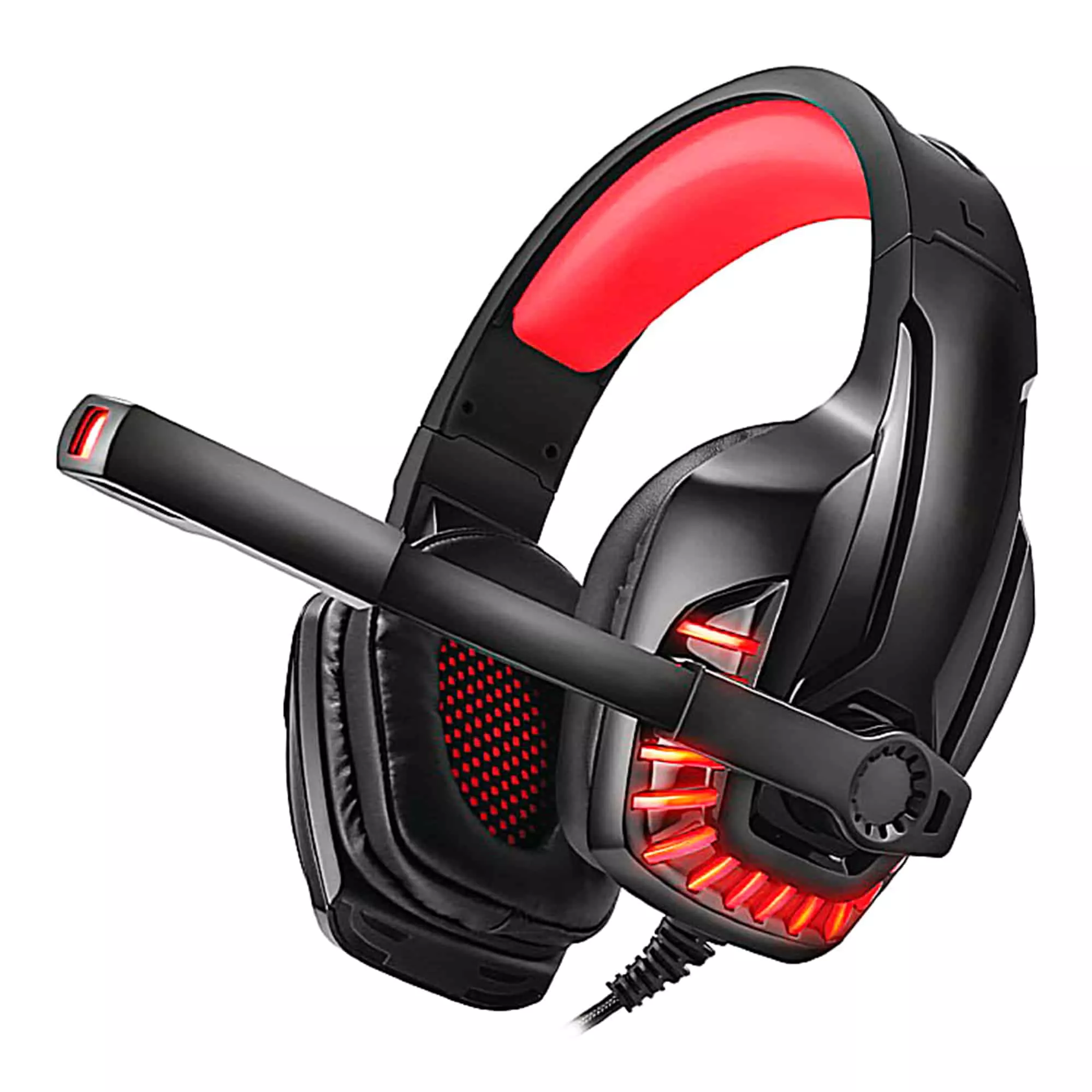 Гарнітура REAL-EL GDX-7650 Black/Red (EL124100043) Гарнітура REAL-EL GDX-7650 Black/Red (EL124100043)