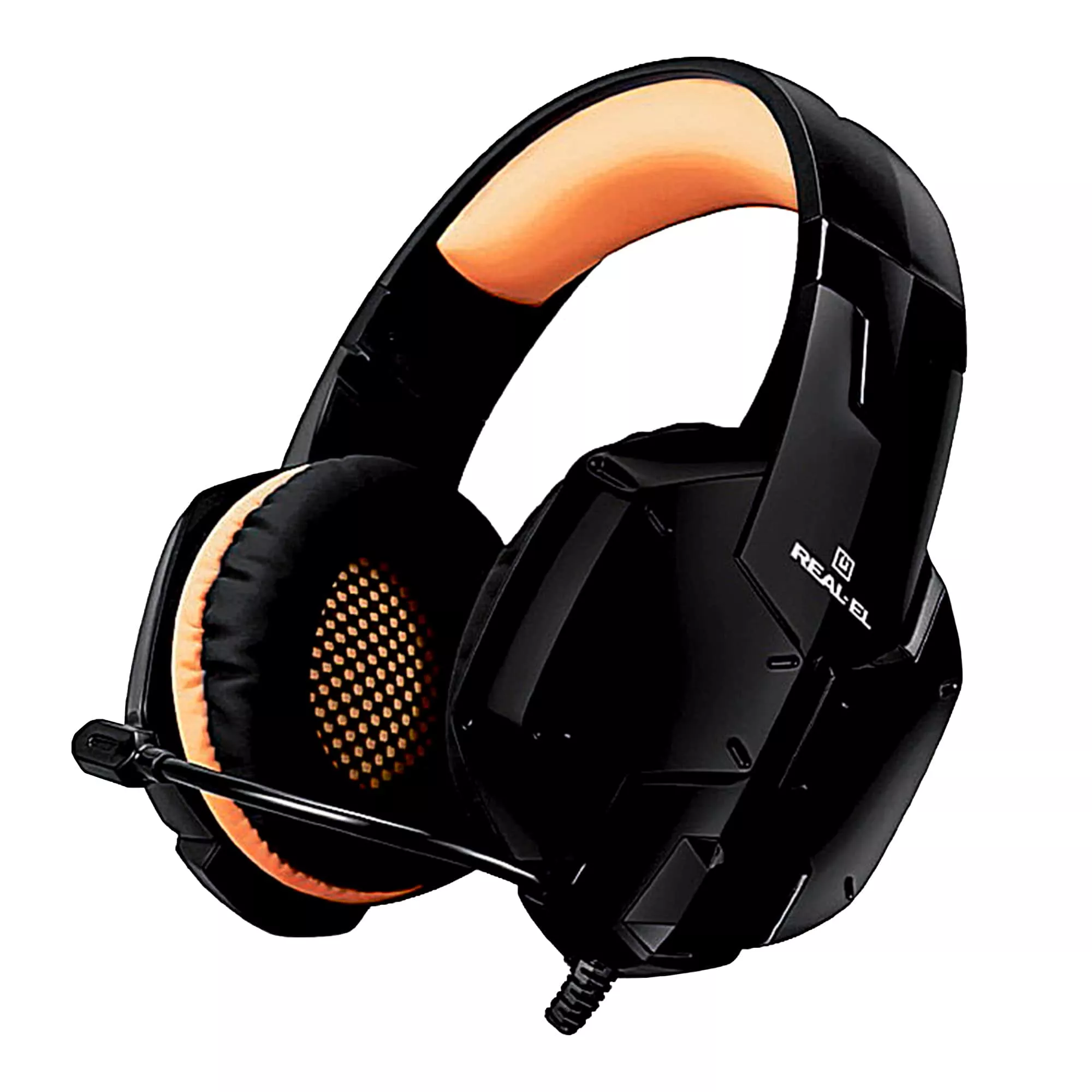 Гарнитура REAL-EL GDX-7700 Black/Orange (EL124100016)