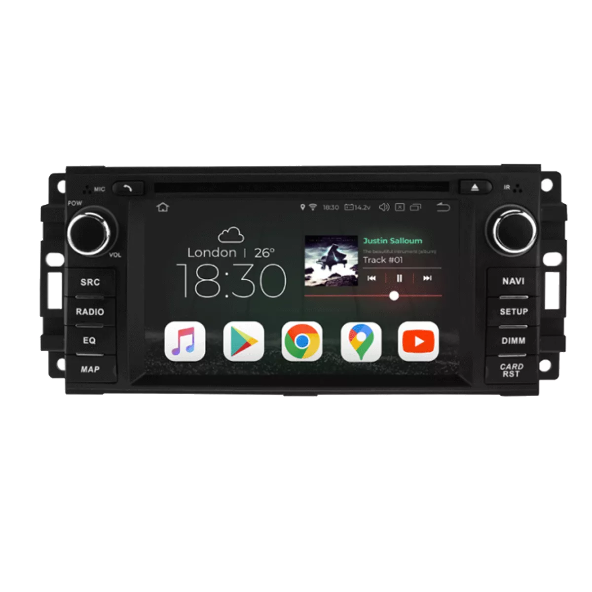 Gazer CM5006-XK Мультимедийная автомобильная система для Jeep Commander (XK) 2007-2012