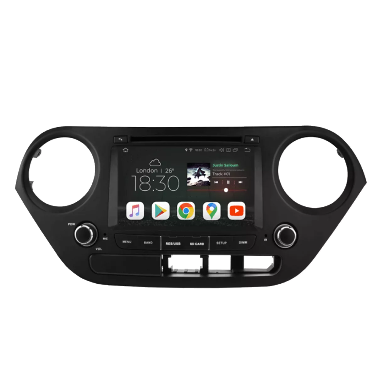 Gazer CM5007-BA Мультимедийная автомобильная система для Hyundai i10 (BA) 2013-2016 Gazer CM5007-BA Мультимедийная автомобильная система для Hyundai i10 (BA) 2013-2016