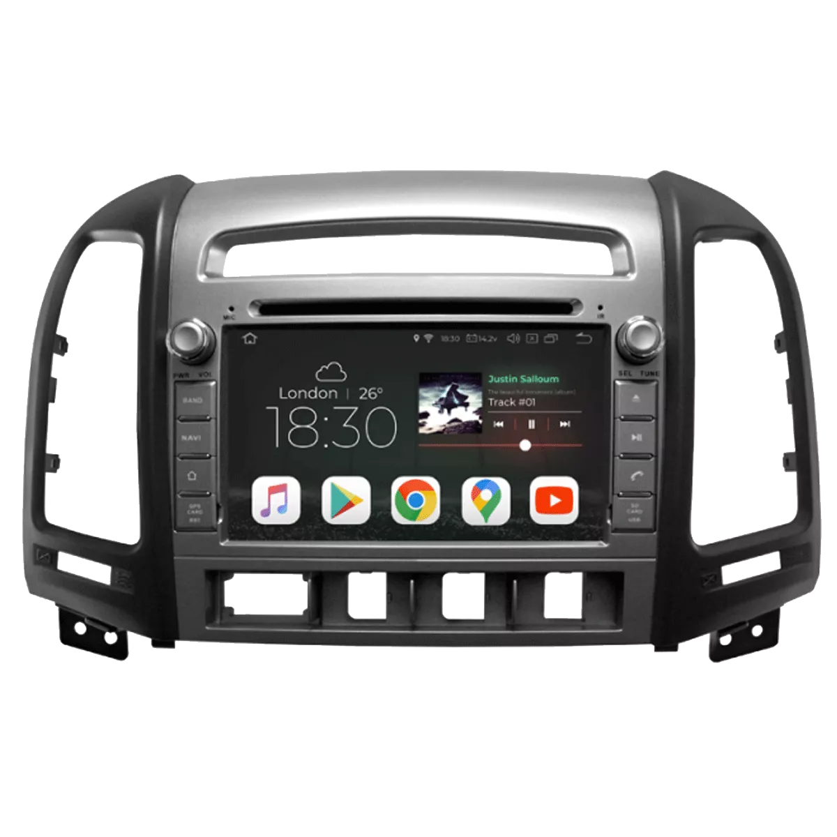 Gazer CM5007-CM Мультимедийная автомобильная система для Hyundai SantaFe (CM) 2006-2012