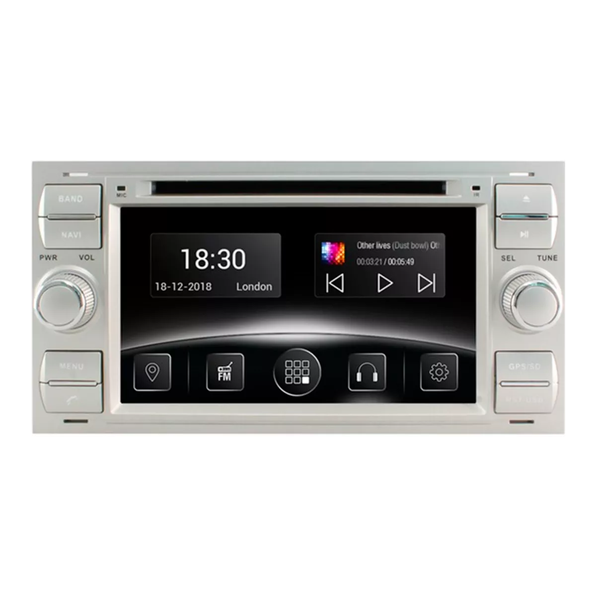 Gazer CM5007-DB Мультимедийная автомобильная система для Ford Focus,Mondeo,Connect, S-Max 2004-2010 Gazer CM5007-DB Мультимедийная автомобильная система для Ford Focus,Mondeo,Connect, S-Max 2004-2010