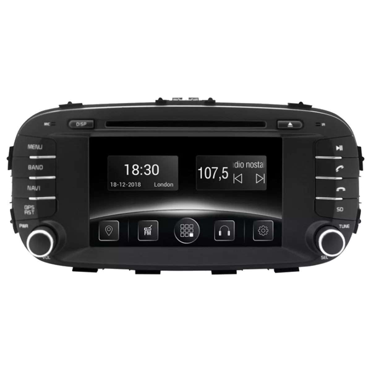 Gazer CM5007-PS17 автомобільна Мультимедійна система для Kia Soul (PS17) 2014-2017 Gazer CM5007-PS17 автомобільна Мультимедійна система для Kia Soul (PS17) 2014-2017