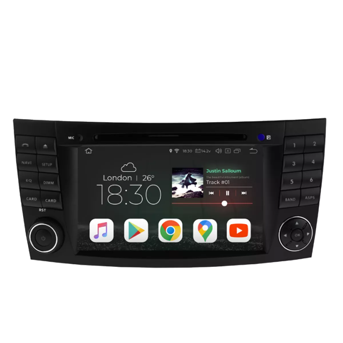 Gazer CM5007-W211 Мультимедийная автомобильная система для Mercedes-Benz E-Class (W211) 2002-2011 Gazer CM5007-W211 Мультимедийная автомобильная система для Mercedes-Benz E-Class (W211) 2002-2011
