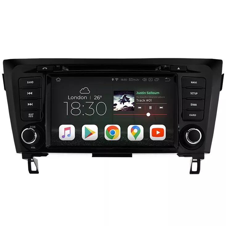 Gazer CM5008-J11 автомобільна Мультимедійна система для Nissan Qashqai, X-Trail 2013-2016 Gazer CM5008-J11 автомобільна Мультимедійна система для Nissan Qashqai, X-Trail 2013-2016