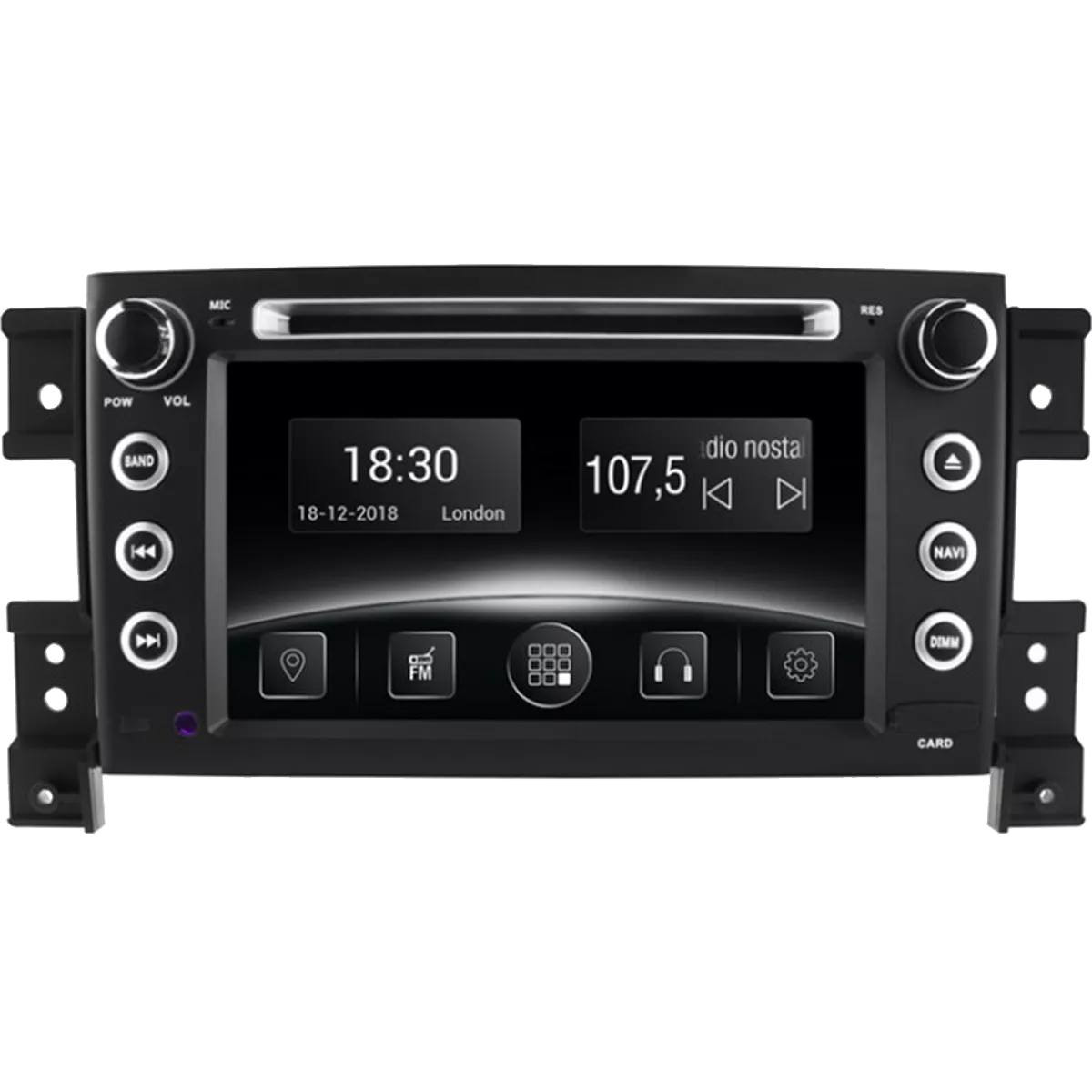 Gazer CM5008-JT автомобільна Мультимедійна система для Suzuki Grand Vitara (JT) 2005-2015 Gazer CM5008-JT автомобільна Мультимедійна система для Suzuki Grand Vitara (JT) 2005-2015