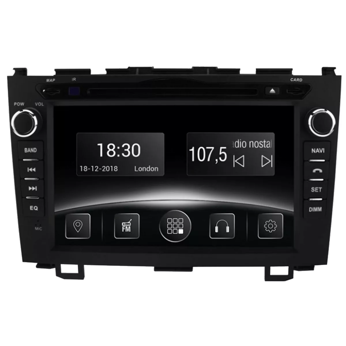 Gazer CM5008-RE автомобільна Мультимедійна система для Honda CR-V (RE) 2006-20117