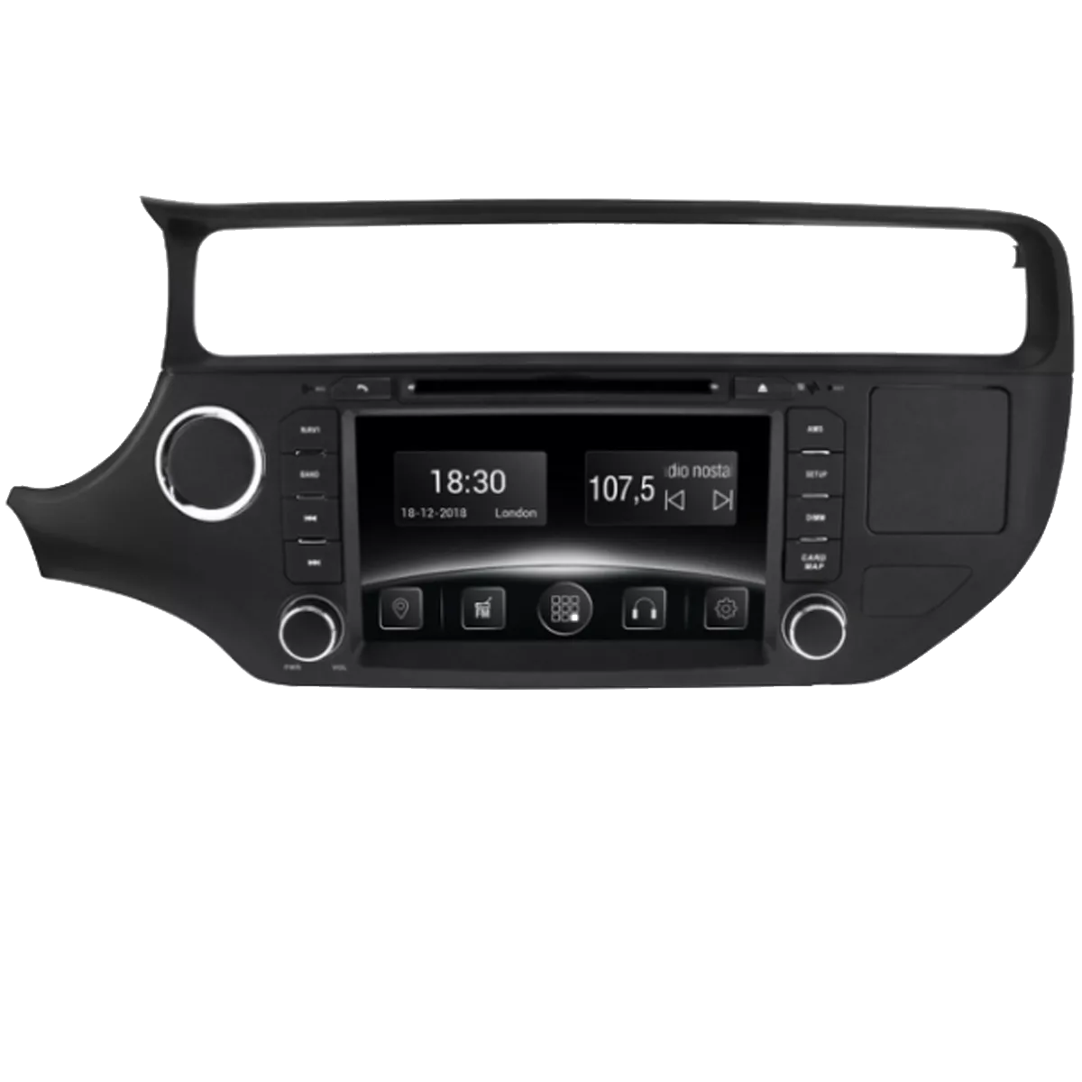 Gazer CM5008-UB Мультимедийная автомобильная система для Kia Rio (UB) 2012-2015 Gazer CM5008-UB Мультимедийная автомобильная система для Kia Rio (UB) 2012-2015