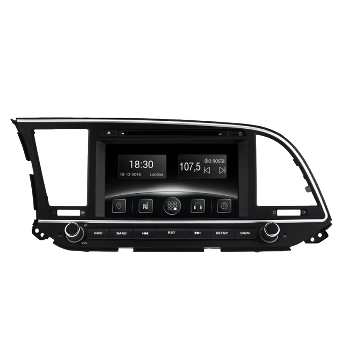 Gazer CM5008-UD Мультимедийная автомобильная система для Hyundai Elantra (UD) 2016-2017 Gazer CM5008-UD Мультимедийная автомобильная система для Hyundai Elantra (UD) 2016-2017