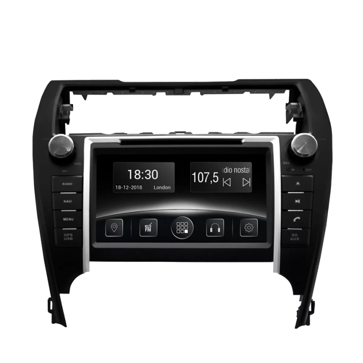 Gazer CM5008-V50USA автомобільна Мультимедійна система для Toyota Camry (V50) - USA 2012-2015