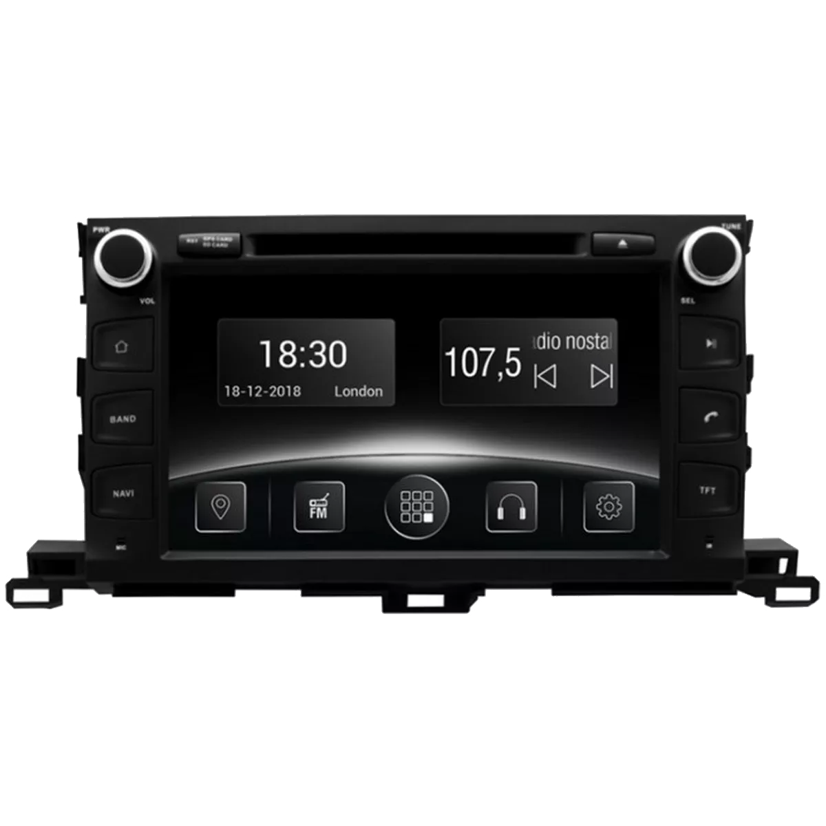Gazer CM5009-XU50 Мультимедийная автомобильная система для Toyota Highlander (XU50) 2015-2017 Gazer CM5009-XU50 Мультимедийная автомобильная система для Toyota Highlander (XU50) 2015-2017