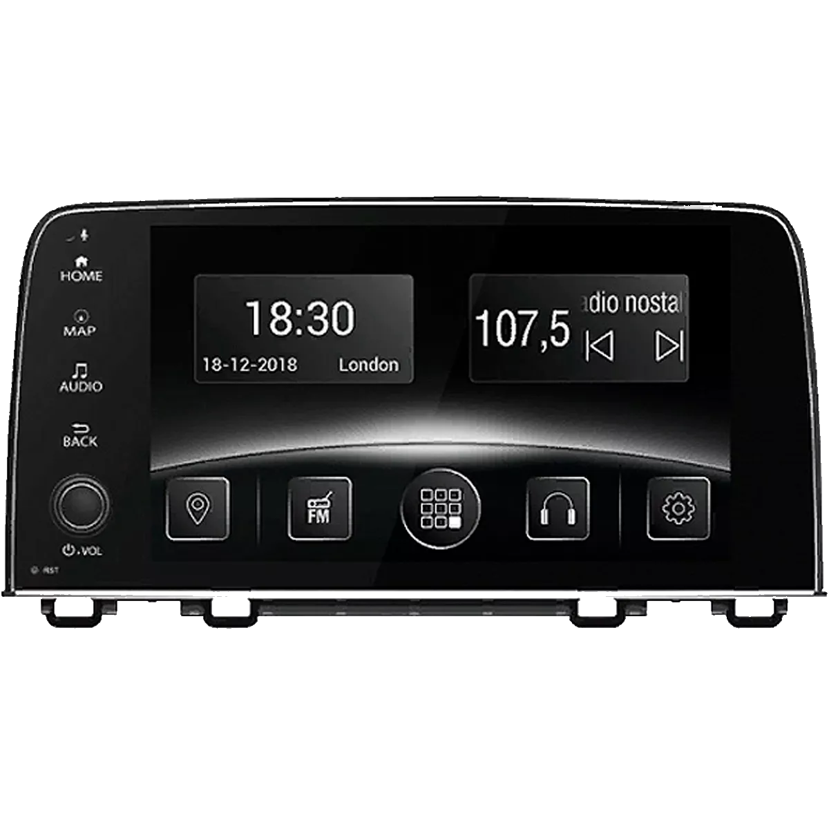 Gazer CM5509-RE Мультимедийная автомобильная система для Honda CR-V (RE) 2006-2011 Gazer CM5509-RE Мультимедийная автомобильная система для Honda CR-V (RE) 2006-2011