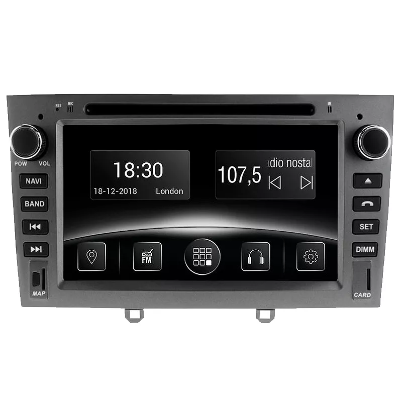 Gazer CM6007-408W Мультимедийная автомобильная система для Peugeot 408 2010-2013 Gazer CM6007-408W Мультимедийная автомобильная система для Peugeot 408 2010-2013