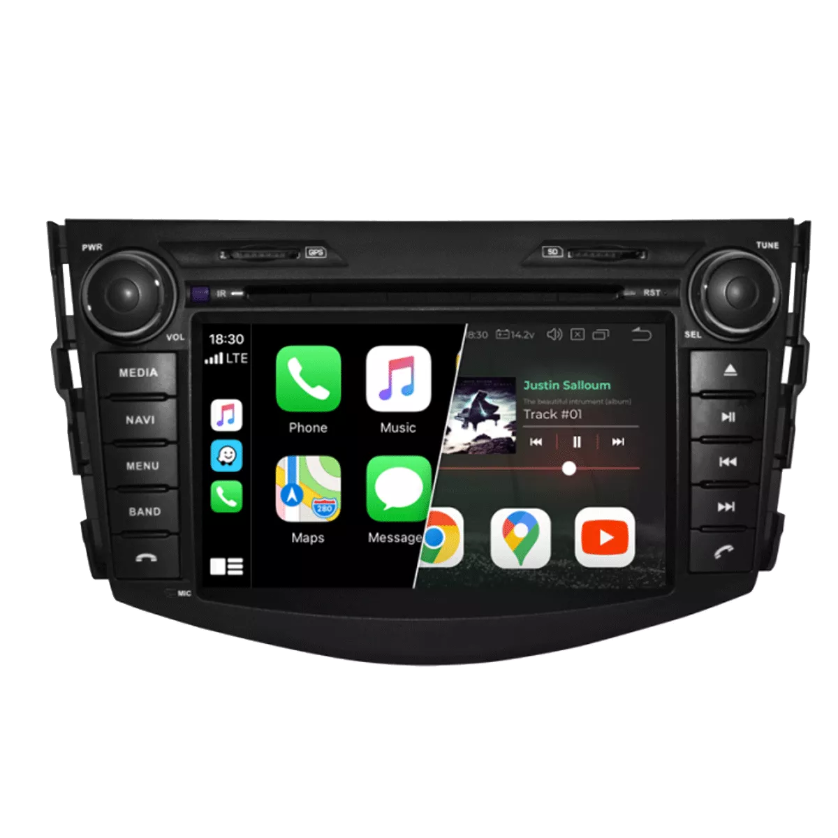 Gazer CM6007-A30 Мультимедийная автомобильная система для Toyota RAV4 (A30) 2006-2012 Gazer CM6007-A30 Мультимедийная автомобильная система для Toyota RAV4 (A30) 2006-2012