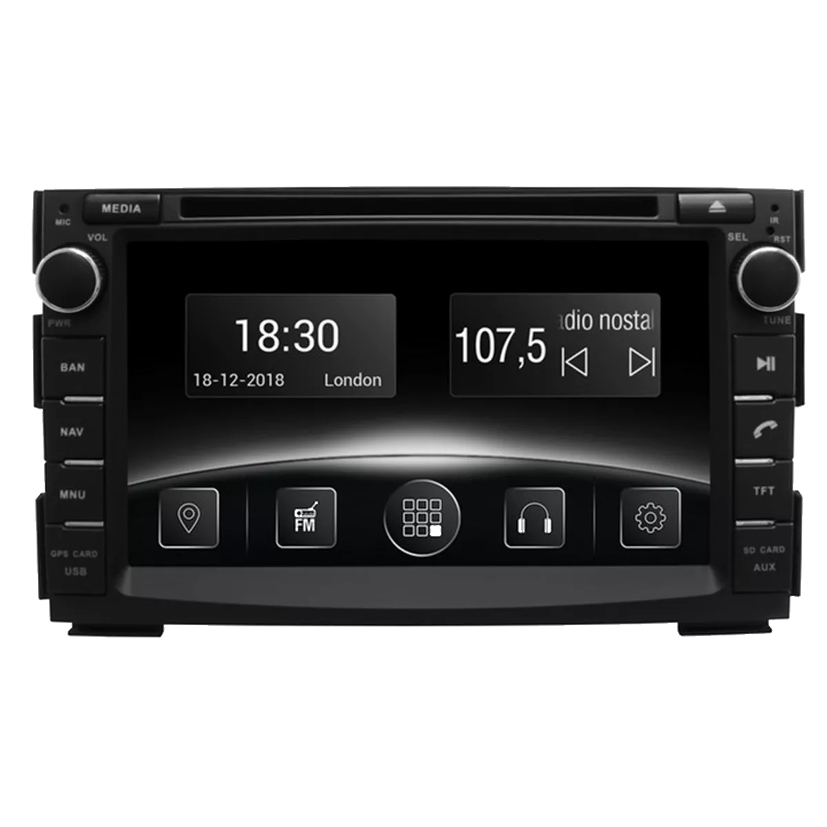 Gazer CM6007-ED Мультимедийная автомобильная система для Kia Ceed (ED), 2007-2012 Gazer CM6007-ED Мультимедийная автомобильная система для Kia Ceed (ED), 2007-2012