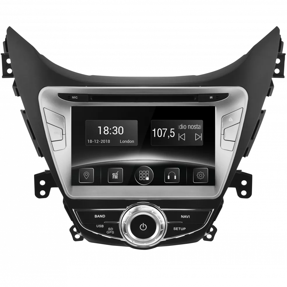 Gazer CM6007-MD Мультимедийная автомобильная система для Hyundai Elantra (MD) 2011-2016 Gazer CM6007-MD Мультимедийная автомобильная система для Hyundai Elantra (MD) 2011-2016
