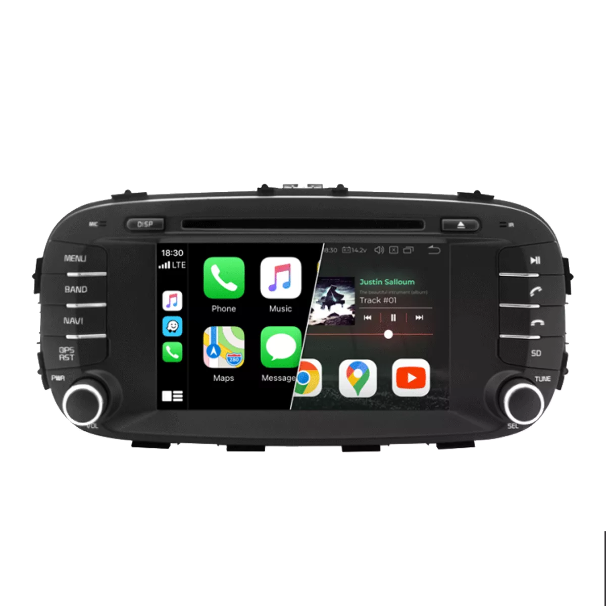 Gazer CM6007-PS17 автомобільна Мультимедійна система для Kia Soul (PS17) 2014-2017 Gazer CM6007-PS17 автомобільна Мультимедійна система для Kia Soul (PS17) 2014-2017