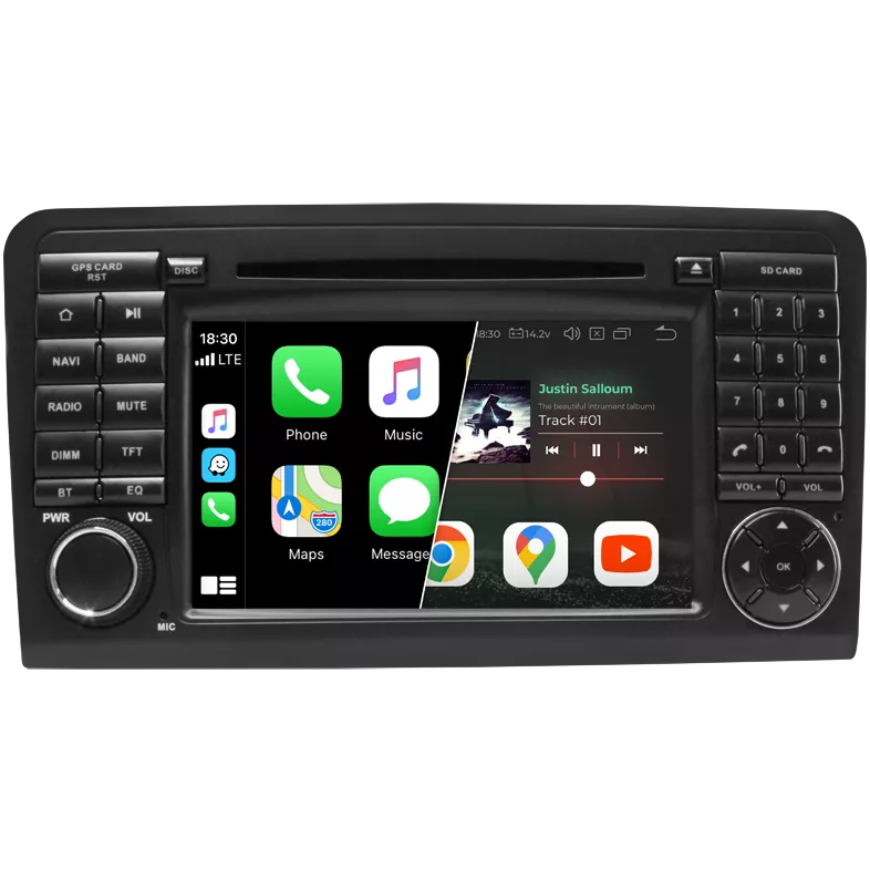 Gazer CM6007-W164 Мультимедийная автомобильная система для Mercedes ML-Class (W164) 2005-2013 Gazer CM6007-W164 Мультимедийная автомобильная система для Mercedes ML-Class (W164) 2005-2013