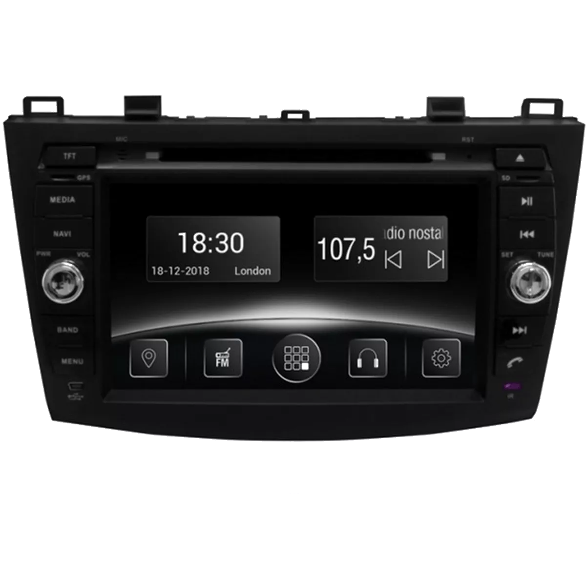 Gazer CM6008-BL Мультимедийная автомобильная система для Mazda 3 (BL) 2009-2014