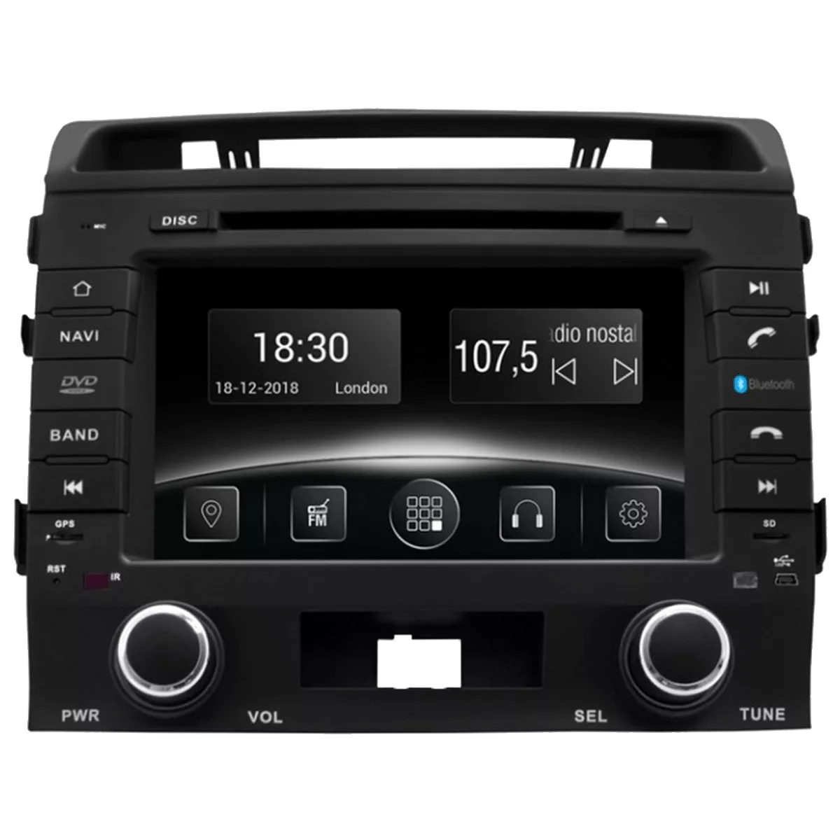 Gazer CM6008-J200 Мультимедийная автомобильная система для Toyota LC 200 (J200) 2007-2015