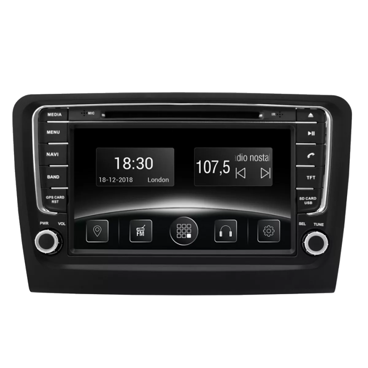 Gazer CM6008-NK3 Мультимедийная автомобильная система для Skoda Rapid (NK3) 2013-2016 Gazer CM6008-NK3 Мультимедийная автомобильная система для Skoda Rapid (NK3) 2013-2016