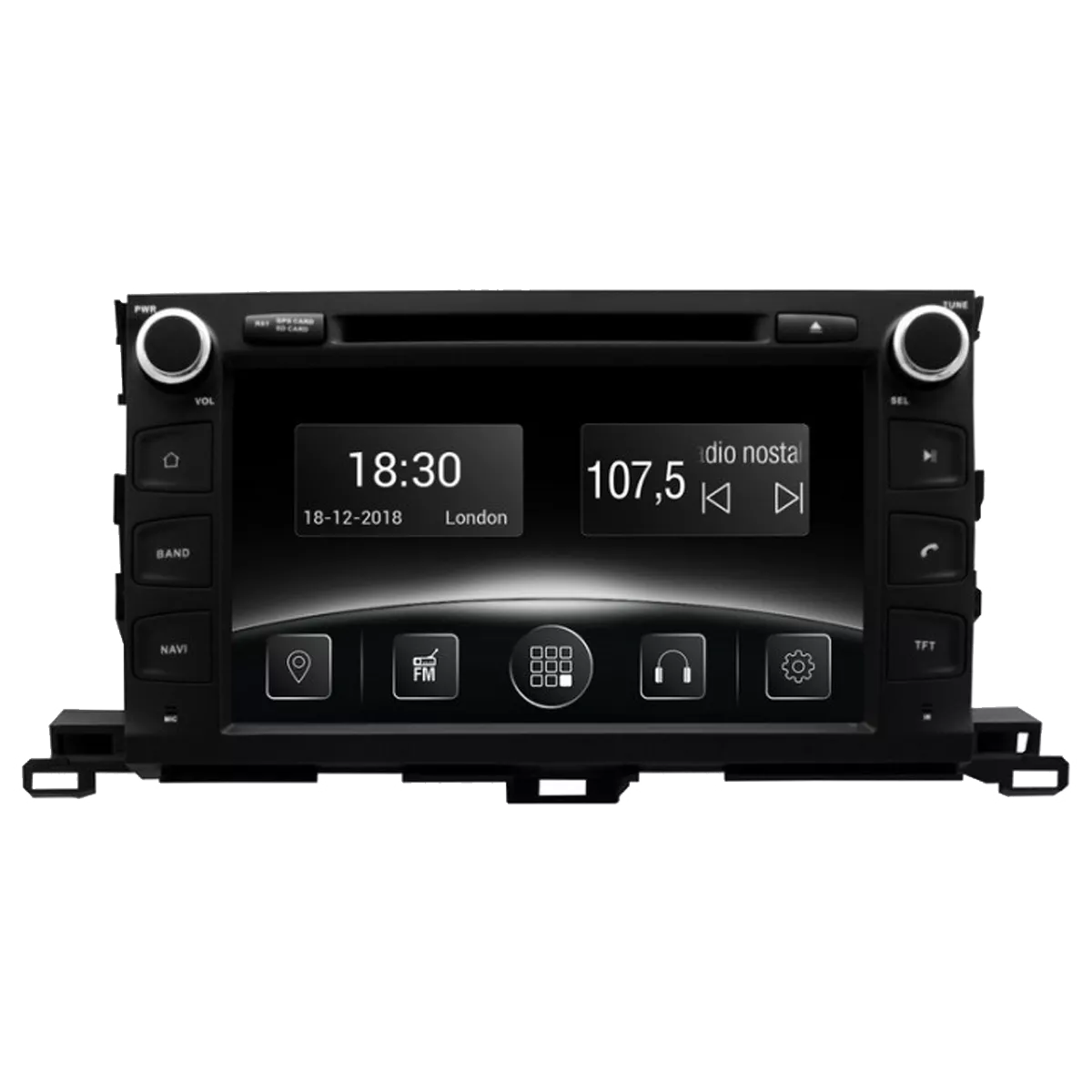 Gazer CM6009-XU50 Мультимедийная автомобильная система для Toyota Highlander (XU50) 2015-2017