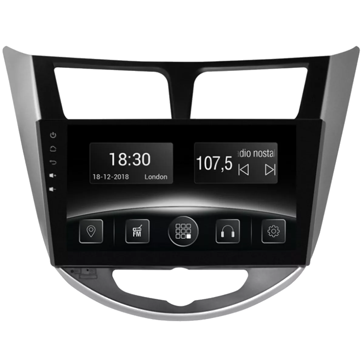 Gazer CM6509-RB Мультимедийная автомобильная система для Hyundai Accent (RB) 2010-2015 Gazer CM6509-RB Мультимедийная автомобильная система для Hyundai Accent (RB) 2010-2015
