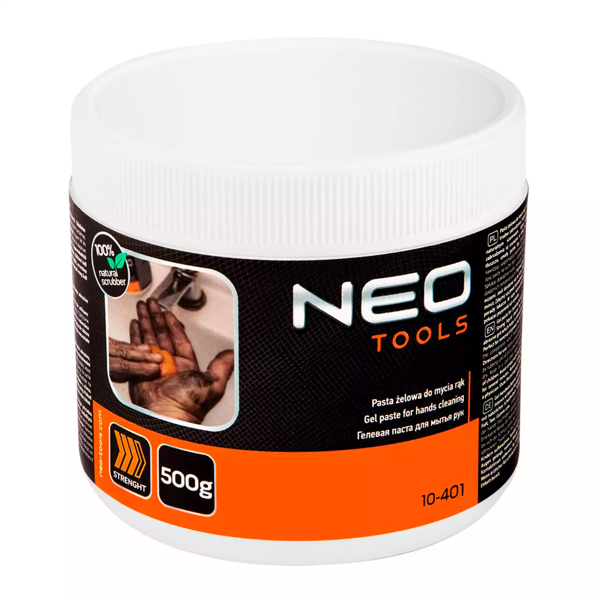 Гель-паста для мытья рук NEO TOOLS 500 мл апельсин (10-401)