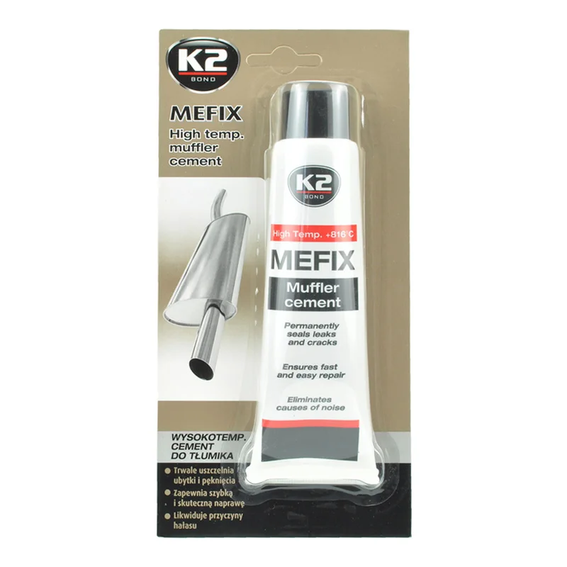 Герметик для монтажа и ремонта глушителей K2 Bond Mefix 140г (B306) Герметик для монтажа и ремонта глушителей K2 Bond Mefix 140г (B306)