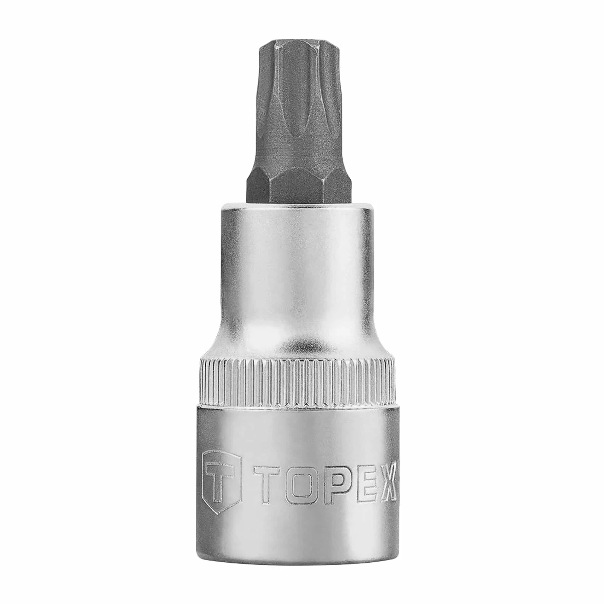 Головка сменная TOPEX Torx 1/2" T50 x 60 мм (38D807) Головка сменная TOPEX Torx 1/2" T50 x 60 мм (38D807)