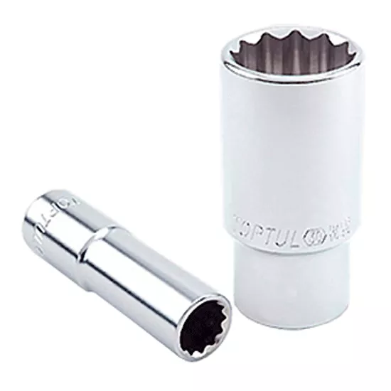 Головка торцева довга 1/2" 10мм 12-гранна TOPTUL (BAEF1610)