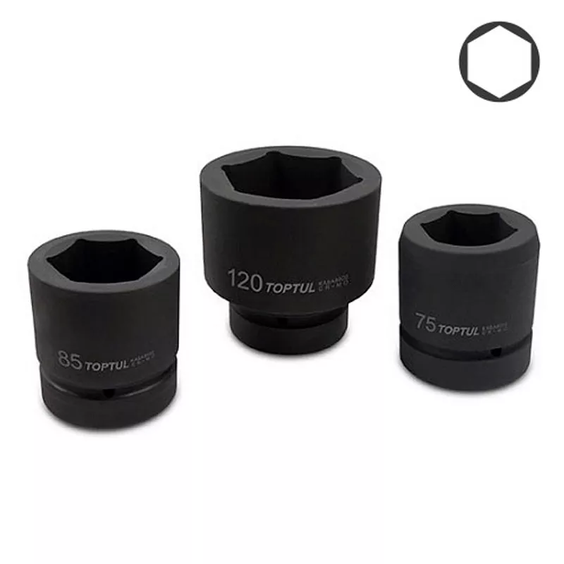 Головка торцевая ударная 2-1/2" 110мм KABA80B0 TOPTUL (KABA80B0) Головка торцевая ударная 2-1/2" 110мм KABA80B0 TOPTUL (KABA80B0)