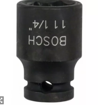 Голівка ударна 11 мм, 1/4" Bosch 1608551007 Голівка ударна 11 мм, 1/4" Bosch 1608551007