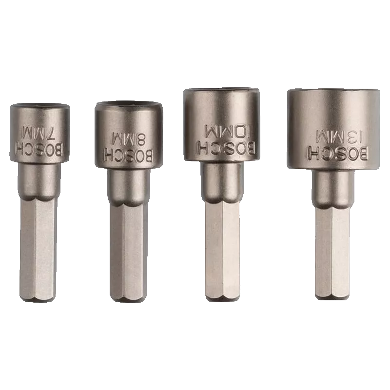 Головки торцевые Bosch 1/4", набор 4 шт, 7,8,10,13 мм (2.609.255.904)