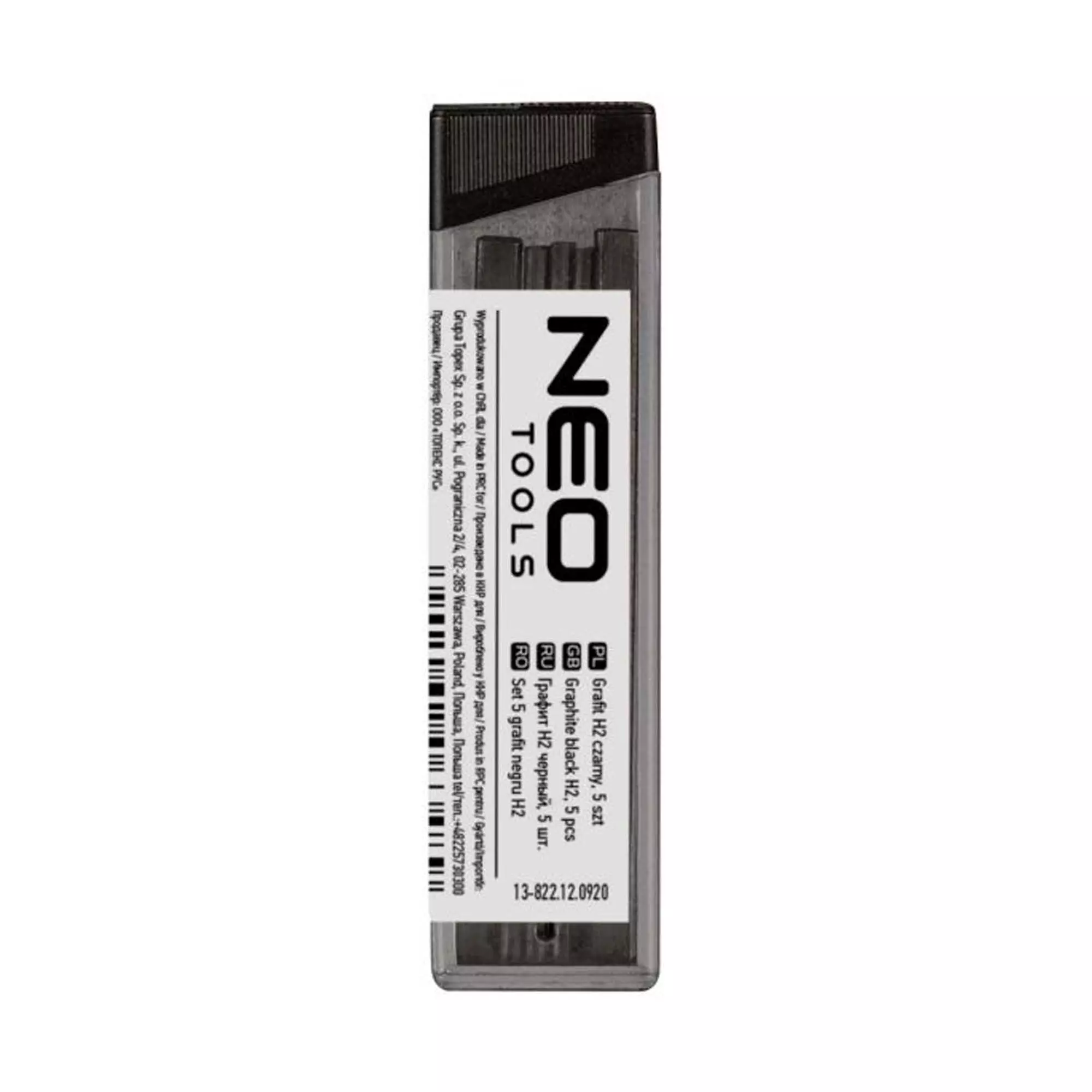 Графит NEO TOOLS черный H2 до 13-810 5 шт (13-822) Графит NEO TOOLS черный H2 до 13-810 5 шт (13-822)