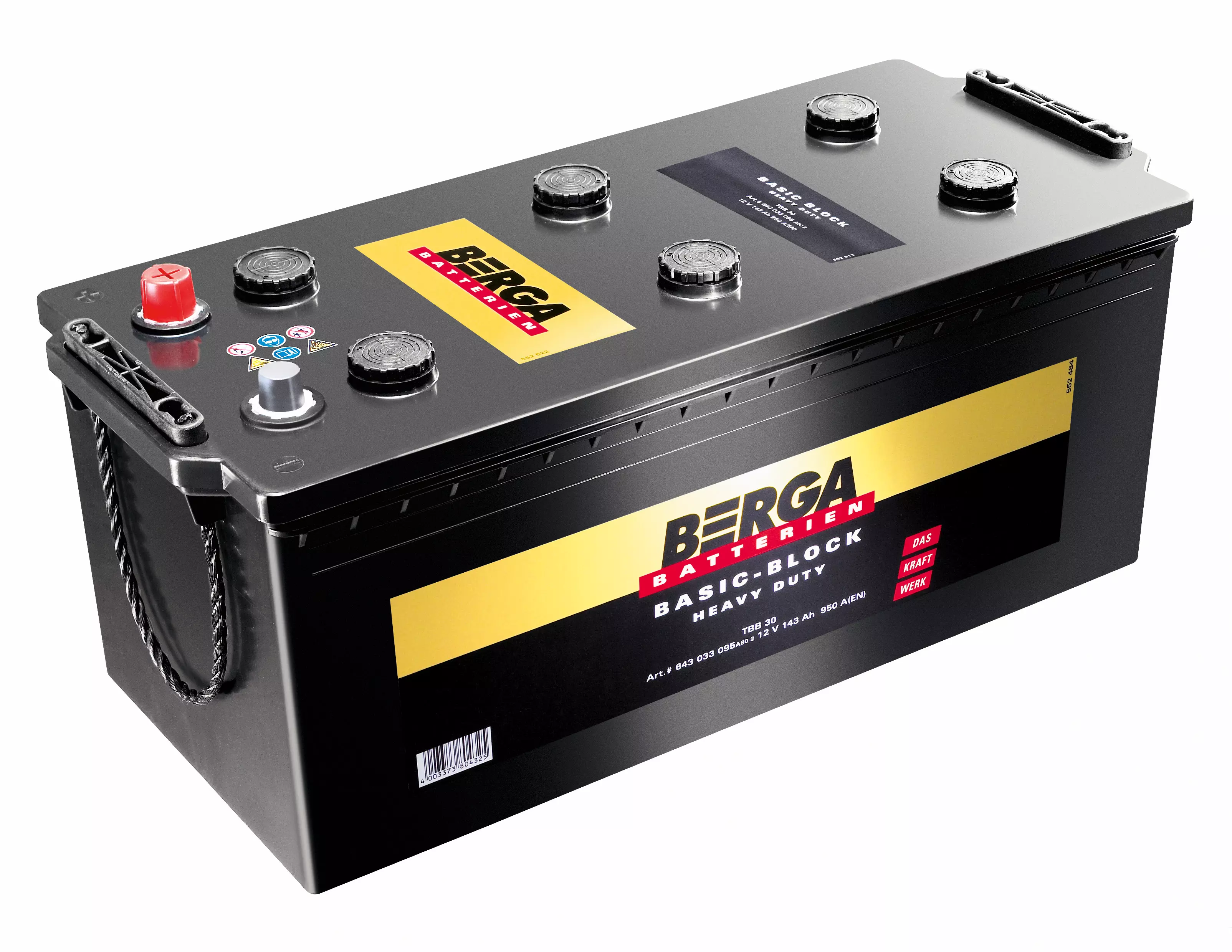 Акумулятор BERGA Truck Basicblock 220Ah (+/-) 1150А (720018115) Акумулятор BERGA Truck Basicblock 220Ah (+/-) 1150А (720018115)
