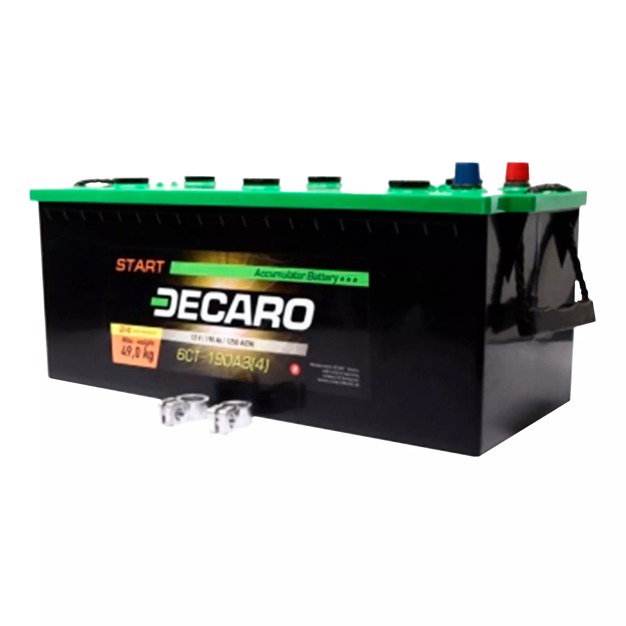Грузовой аккумулятор DECARO 190Ah-12v (513х223х217) START