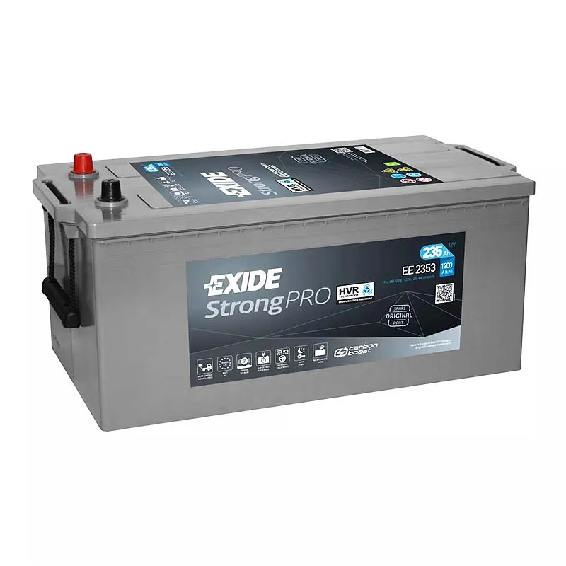 Вантажний акумулятор EXIDE StrongPRO EFB+ 6СТ-235Ah Аз (EE2353)