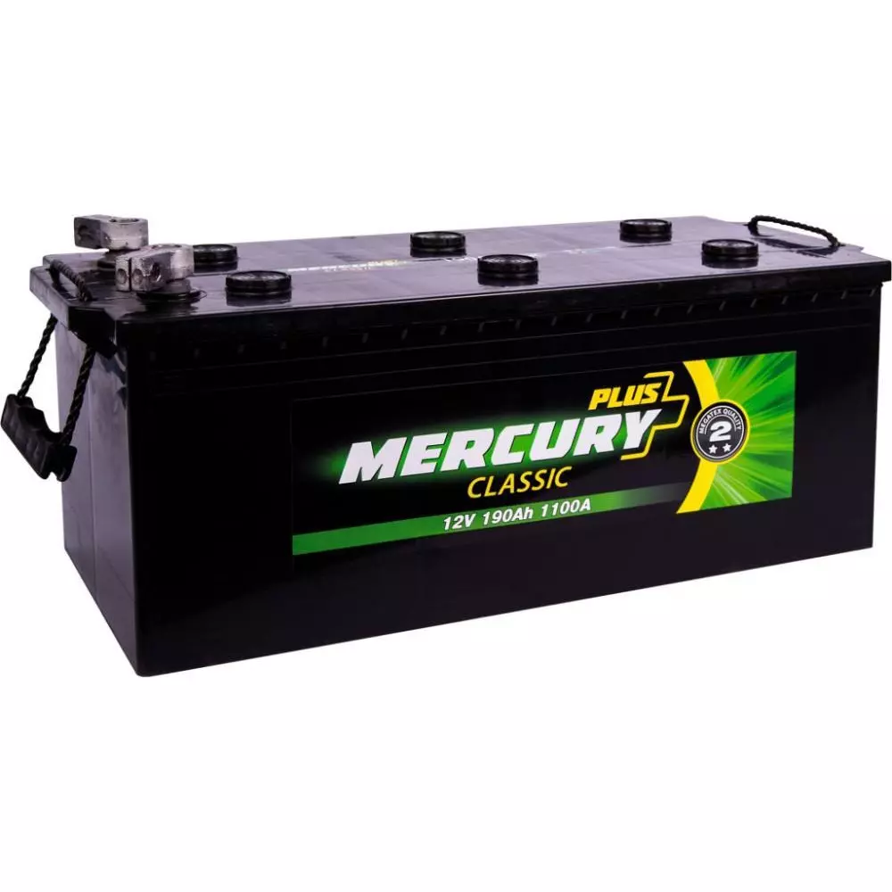 Грузовой аккумулятор MERCURY CLASSIC PLUS 6СТ-190Ah 1100A Аз (47287) Грузовой аккумулятор MERCURY CLASSIC PLUS 6СТ-190Ah 1100A Аз (47287)