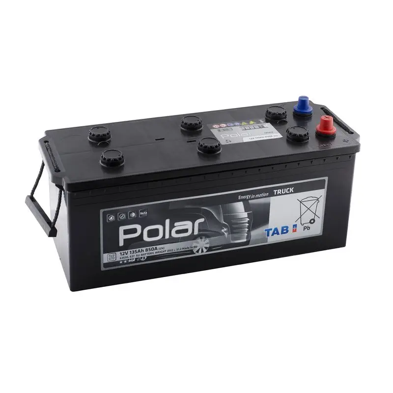 Грузовой аккумулятор TAB 6CT-135Ah АзЕ 850A Polar (TAB 135)