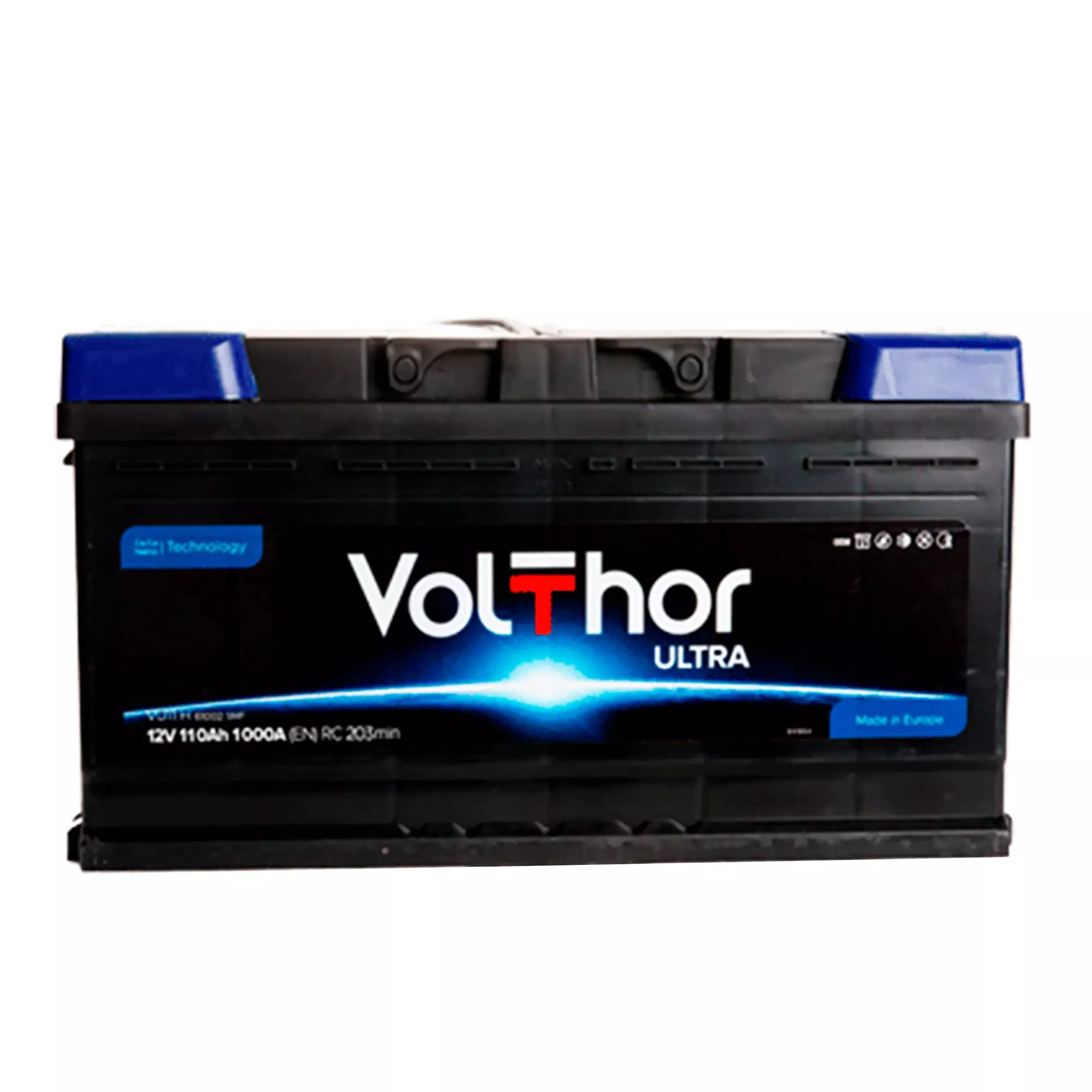 Грузовой аккумулятор VOLTHOR 6CT-110 АзЕ ULTRA VU11H (301010) (KH, HD)