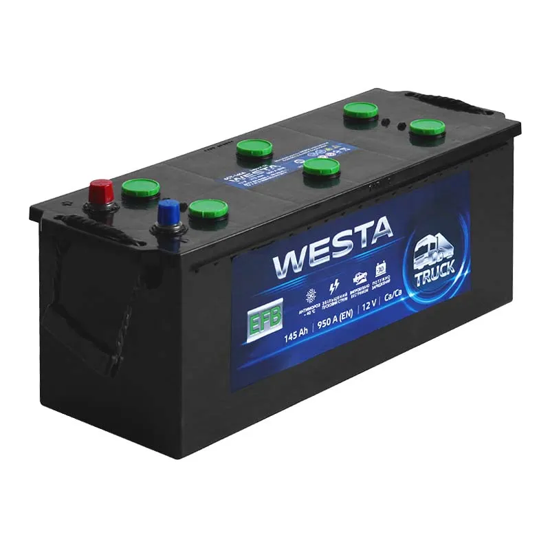 Грузовой аккумулятор WESTA 6CT-145Ah EFB Аз (WEFB145) Грузовой аккумулятор WESTA 6CT-145Ah EFB Аз (WEFB145)