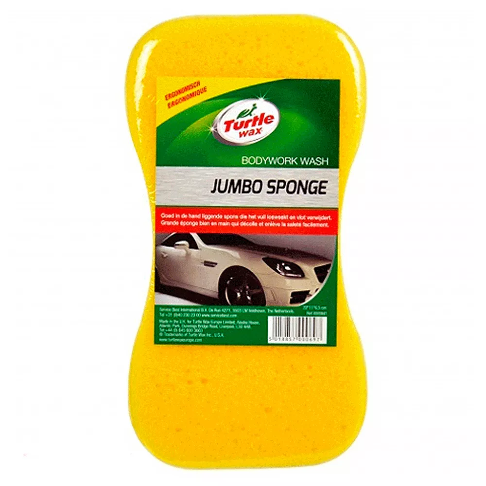Губка для миття автомобіля "Джамбо" TURTLE WAX (110х220мм) (X009)