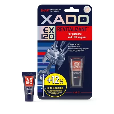Гель-ревіталізант XADO для бенз. та двигуна EX 120 LPG на розрідженому газу двигуна 9 мл (ХА1033) Гель-ревіталізант XADO для бенз. та двигуна EX 120 LPG на розрідженому газу двигуна 9 мл (ХА1033)